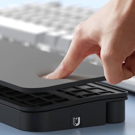 McStorey Ergonomik Klavye Bilek Desteği ve 22-in-1 Temizlik Kiti – Gizli Saklama ve Manyetik Organiz