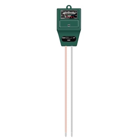 PrimeX PX-PH MS02 3’ü 1 Arada Toprak pH Ölçer, Toprak Nemi Işık ve pH Test Cihazı, Pilsiz Çift Problu Bitki Bakım Ölçer, Saksı Bahçe Çim Çiftlik İç ve Dış Mekan Kullanımı İçin Toprak Analiz Aleti