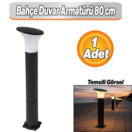 KUĞU Set Üstü Bahçe Duvar Armatürü 80 cm Modern Dış Mekan Aydınlatma Aplik Villa Duvar Lambası