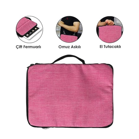 Microcase A11 11 inch Tablet Uyumlu Tablet Çanta+Türkçe Bluetooth Klavye +Mo