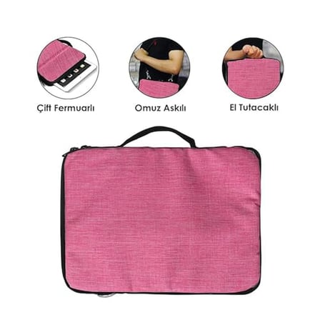 Microcase A11 11 inch Tablet Uyumlu Tablet Çanta+Türkçe Bluetooth Klavye +Mo