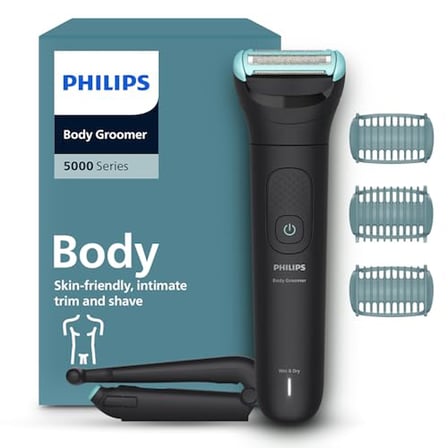 Philips Vücut Bakım 5000 serisi Duşa Uygun, Hassas Bölge ve Vücut Tıraş Makinesi - BG5475/15