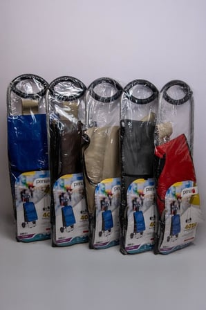 Perilla Royal Kumaş Torbalı Pazar Arabası 30lt Karışık Renk -401H