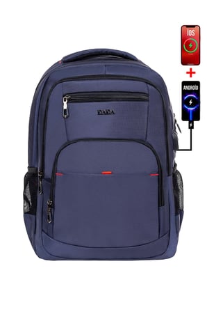 Dada 03 Laptop Dizüstü Bilgisayar Çantası 14"-15,6" inç Ortaokul Lise Üniversite Okul Çantası Unisex