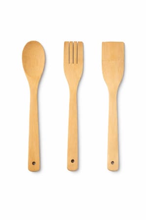 BAMBU MUTFAK SETİ, KAŞIK, ÇATAL, SPATULA, DOĞAL , ÇİZMEZ, TAVA DOSTU, 3 PARÇA,BAMBU MUTFAK GEREÇLERİ SETİ, KAŞIK, SERVİS ÇATALI, DÜZ SPATULA, ISIYA DAYANIKLI, DOĞAL MALZEME, 3'LÜ SET