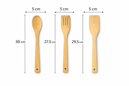 BAMBU MUTFAK SETİ, KAŞIK, ÇATAL, SPATULA, DOĞAL , ÇİZMEZ, TAVA DOSTU, 3 PARÇA,BAMBU MUTFAK GEREÇLERİ SETİ, KAŞIK, SERVİS ÇATALI, DÜZ SPATULA, ISIYA DAYANIKLI, DOĞAL MALZEME, 3'LÜ SET