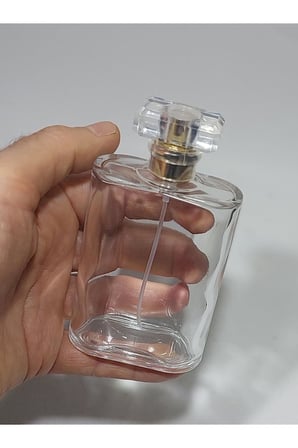 Paradise 1 Adet 100 Ml Cam Kolay Kapama Sprey Kolonya Boş Parfüm Şişe Şeffaf Gold Model Kapaklı Cıo 8697431712136
