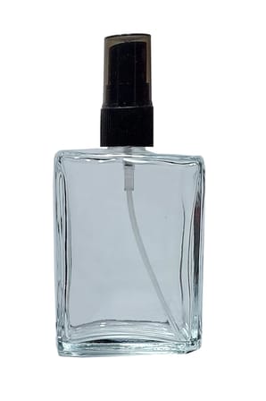 Paradise 10 Adet 100 Ml Boş Parfüm Şişesi Siyah Renk Sprey Valfli 869743179916P