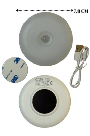 Cata CT-5180 4000K Mıknatıslı Kabin Led Aydınlatma, 30 lm, Sensörlü, 2 Adet