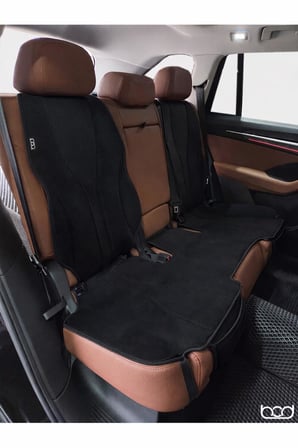 Bod Skoda Kodiaq Oto Koltuk Koruyucu Kılıf 2023-Sonrası Latmos Serisi Siyah