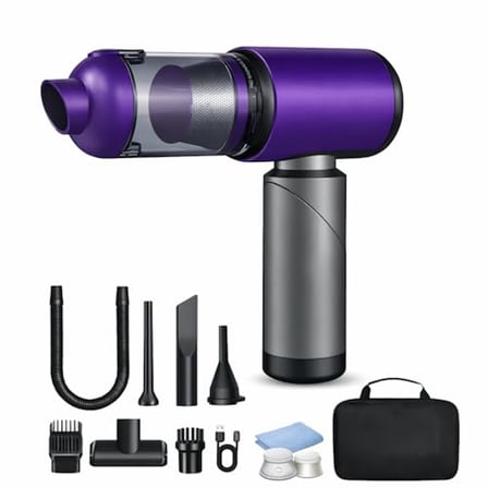 20.000 Pa Kablosuz El Süpürgesi – 120W Güç, 7800 mAh Batarya, 200 ml Toz Haznesi, 8 Başlıklı, Taşıma