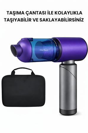 20.000 Pa Kablosuz El Süpürgesi – 120W Güç, 7800 mAh Batarya, 200 ml Toz Haznesi, 8 Başlıklı, Taşıma