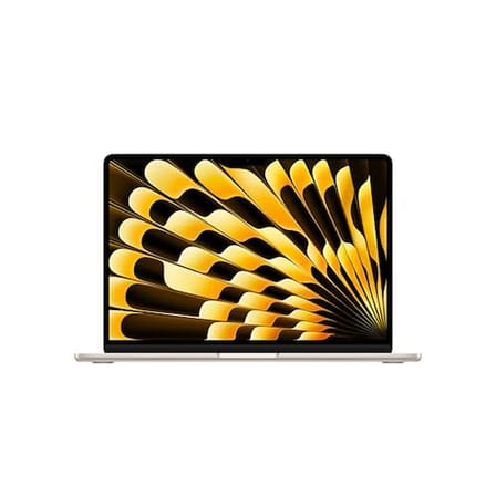 Apple M5 çipli 13 inç MacBook Air Laptop: 13.6 inç Liquid Retina Ekran, 10 CPU, 10 GPU, 16GB Birleşik Bellek, 1 TB SSD Depolama, 12 MP Center Stage Kamera, Touch ID; Yıldız Işığı