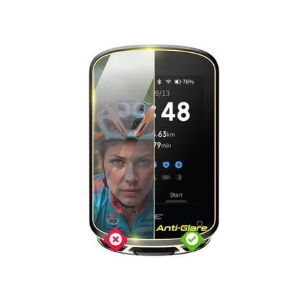 Magene C506 - C506SE Navigation GPS Bisiklet Bilgisayarı için IPG Anti-Glare Parlama Önleyici Mat Ekran Koruyucu