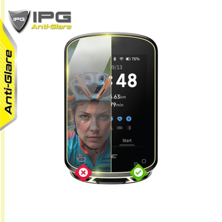 Magene C506 - C506SE Navigation GPS Bisiklet Bilgisayarı için IPG Anti-Glare Parlama Önleyici Mat Ekran Koruyucu