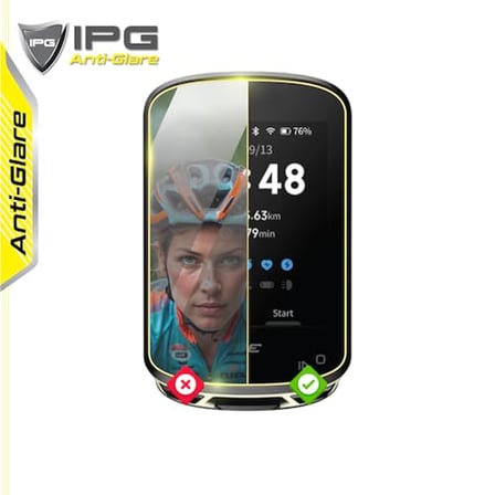 Magene C506 - C506SE Navigation GPS Bisiklet Bilgisayarı için IPG Anti-Glare Parlama Önleyici Mat Ekran Koruyucu