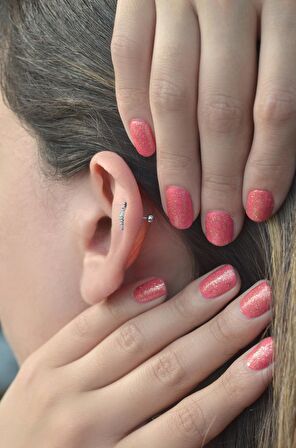 Şimşek Gümüş Piercing Helix Kıkırdak