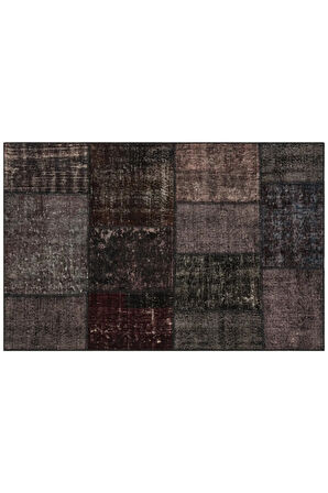 Patchwork El Dokuma Eskitme Halı 120 X 180 cm 5659