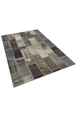 Patchwork El Dokuma Eskitme Halı 160 X 230 Cm 5843