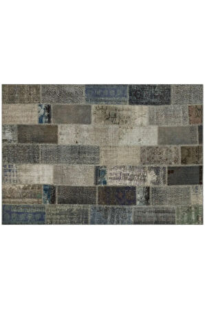 Patchwork El Dokuma Eskitme Halı 160 X 230 Cm 5843