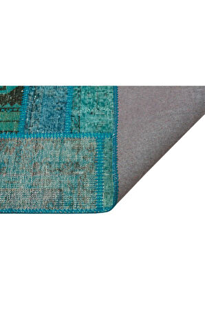Özel Patchwork El Dokuma Eskitme Halı 160 X 230 Cm 5855