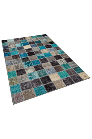 Özel Patchwork El Dokuma Eskitme Ha 160 X 230 Cm 5932