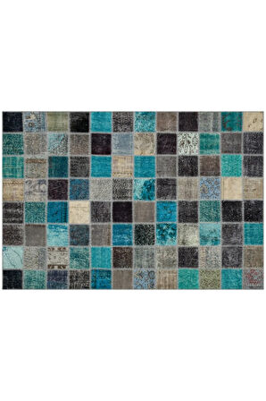 Özel Patchwork El Dokuma Eskitme Ha 160 X 230 Cm 5932