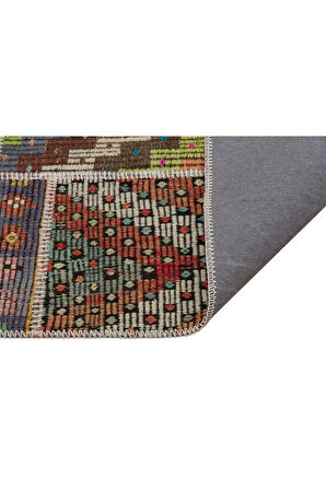 Patchwork El Dokuma Eskitme Halı 160 X 230 Cm 6079