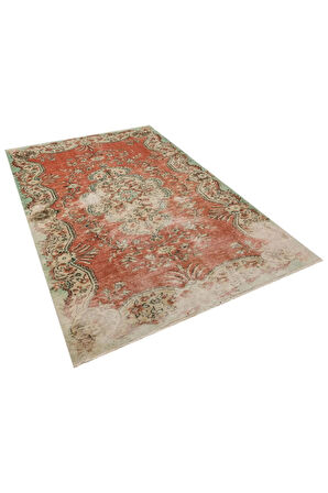 Klasik Modern Vintage Eskitme El Dokuma Halı 159 X 256 Cm 8264