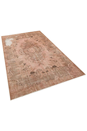 Eşsiz Güzelliğe Sahip Vintage Eskitme El Dokuma Halı 166 X 269 Cm 8418