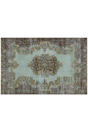Özel Vintage Eskitme El Dokuma Halı 183 X 278 Cm 8443