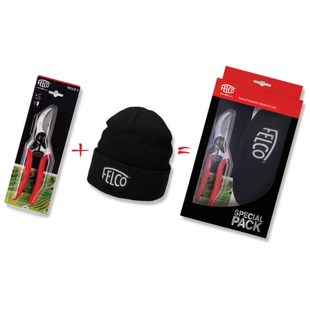 Felco 2 Budama Makası By-Pass 25 mm Alüminyum Sap + Felco Bere Hediyeli Set