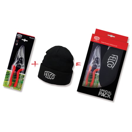 Felco 8 Budama Makası By-Pass 25 mm Alüminyum Sap 21 cm + Felco Bere Hediyeli Set