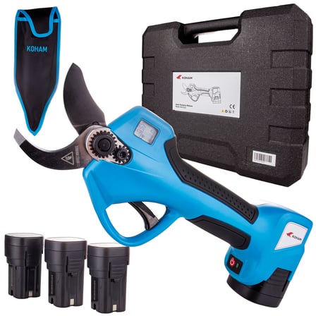 Koham KH-S35 Akülü Budama Makası 35 mm Kesme Çapı 14.4 V Sensörlü Set