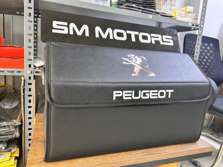 PEUGEOT ESKİ LOGOLU SUNİ DERİ BAGAJ ORGANİZER