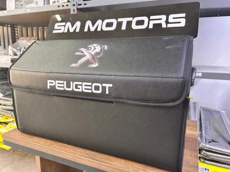 PEUGEOT ESKİ LOGOLU SUNİ DERİ BAGAJ ORGANİZER