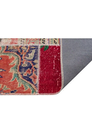 Klasik Modern Patchwork Eskitme El Dokuma Halı