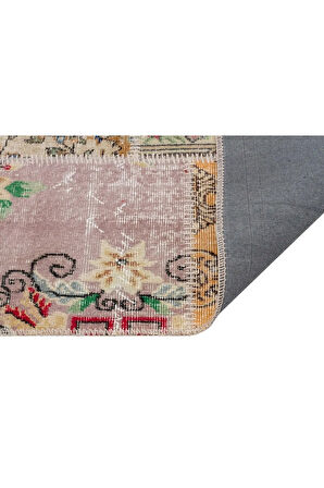 Özel Patchwork El Dokuma Eskitme Halı