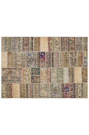 Eşsiz Güzelliğe Sahip Patchwork Halı 160 X 230 Cm 6286