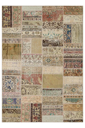 Yumuşak Ve Konforlu Patchwork Halı 230x160 Cm 6341