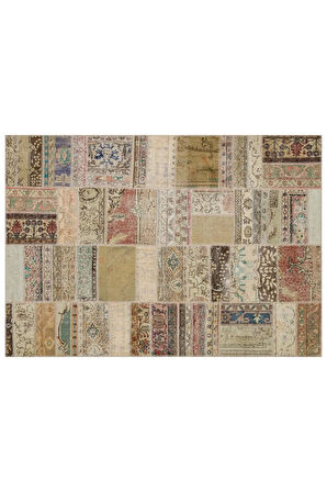 Yumuşak Ve Konforlu Patchwork Halı 230x160 Cm 6341