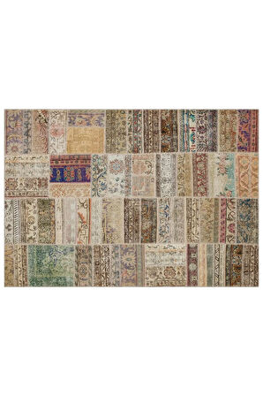 Kaliteli Ve Dayanıklı Patchwork Halı 230x160 Cm 6349