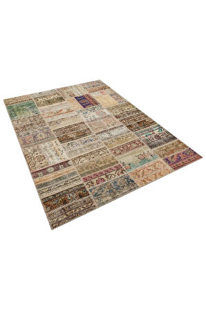 Kaliteli Ve Dayanıklı Patchwork Halı 230x160 Cm 6349