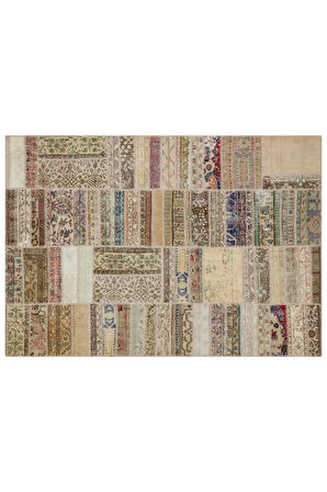 Eşsiz Ve Özgün Patchwork Halı 230x160 Cm 6361