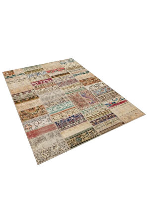 Göz Kamaştıran Patchwork Halı 230x160 Cm 6362