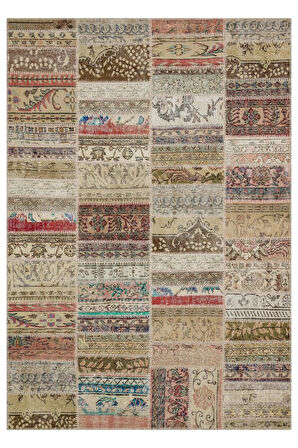 Şık Ve Lüks Patchwork Halı 230x160 Cm 6363