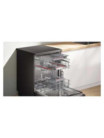  Smp6Enc60T Solo Bulaşık Makinesi 6 Programlı Siyah İnox