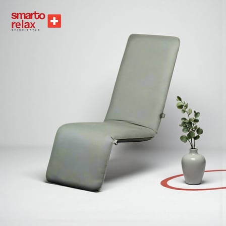 Smarto Relax Katlanabilir Yer Minderi — Ayarlanabilir Sırt Destekli Zemin Koltuğu, Taşınabilir, Dış Mekân
