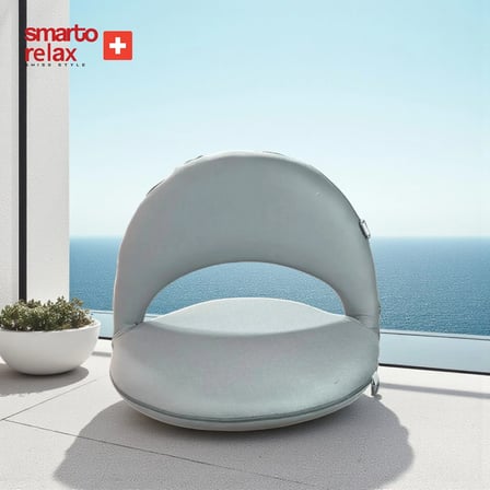 Smarto Relax Katlanabilir Minder— Taşınabilir, Dayanıklı, Dış Mekân, Gri