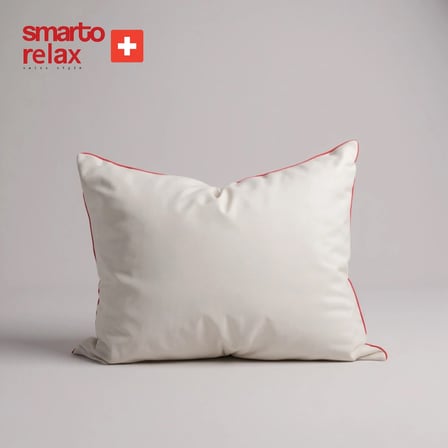 Smarto Relax Tekli ve 4'lü 70x50 cm Uyku Yastık – Karışım Elyaf Dolgu,Pamuklu kumaş, Anti-Bakteriyel Büyük Boy (4'lü)